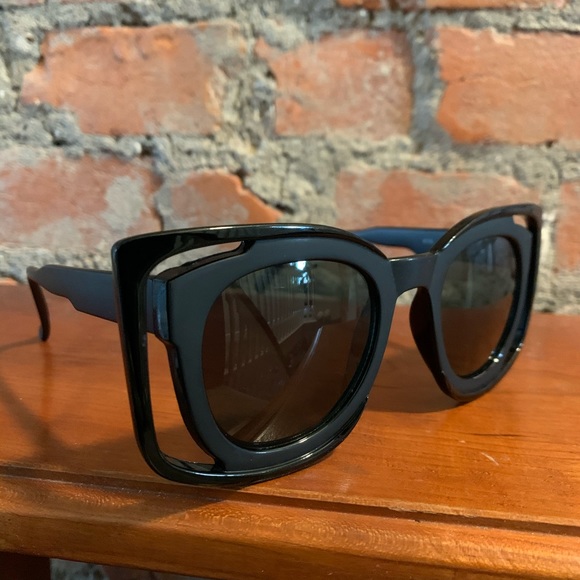 Accessories - Large Square Double Rim Sunglasses